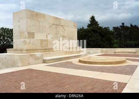 La Première Guerre mondiale monument américain à Bellicourt, Nord de la France. Banque D'Images