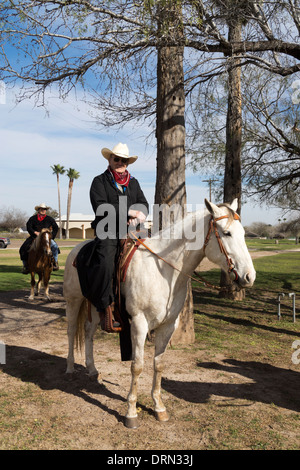 Pères oblats de la préparation de la Mission, au Texas le défilé annuel les agrumes. Banque D'Images