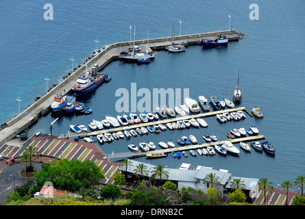 Madère au Portugal. Port de Machico Banque D'Images