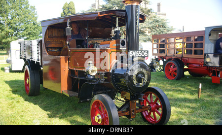 1921 Foster Camion à vapeur no14470 SV5506 'Lord Tritton ayant des vitesses de 2 à 5 tonnes au Bedford Rally 2012 Banque D'Images