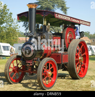 193110 tonnes de vapeur Locomotive routière Dorothy Burrell No.4093 DV9252 rallye 2012 Vapeur à Bedford Banque D'Images