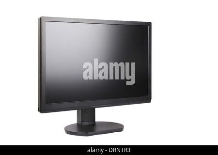 Moniteur LCD noir Banque D'Images