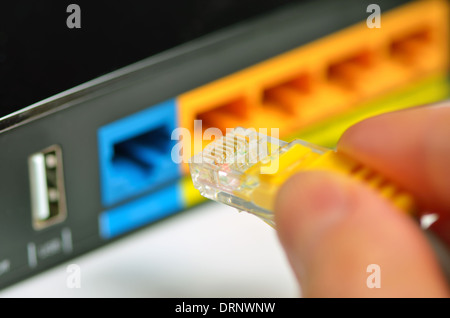 Haut débit routeur Banque D'Images