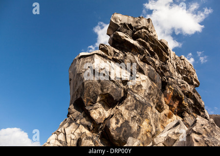 Teufelsmauer (Mur du diable), l'arabette, district du Harz, de la SAXE-ANHALT, Allemagne Banque D'Images