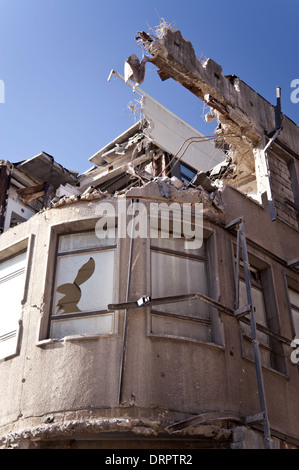 Démolition de bâtiment Banque D'Images