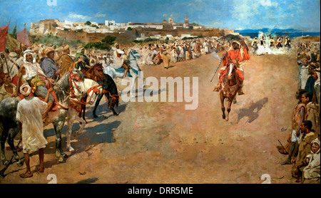 Arabian phantasy 1884 Théo Van Rysselberghe (1862-1926) Belgique belge flamande Banque D'Images