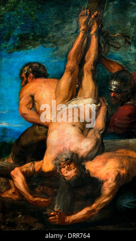 Le Martyre de Saint Peter Antoon - Antoine van Dyck 1599-1641 belge flamande Banque D'Images