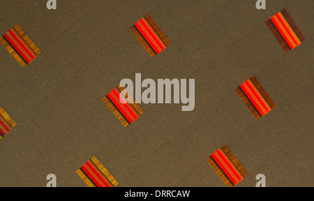 Plan Macro sur la surface du disque DVD-RAM Banque D'Images