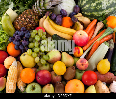 Fruits et légumes Banque D'Images