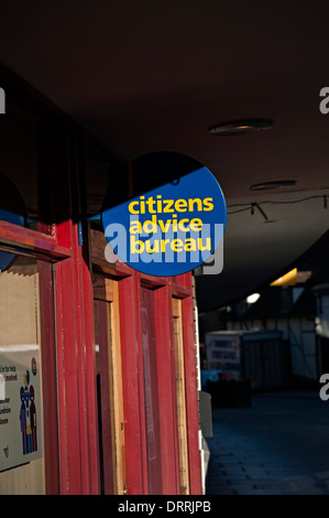 Le bureau de conseil aux citoyens signer Stratford Upon Avon uk Banque D'Images