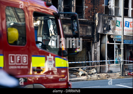 Suite de l'août 2011 Émeutes Banque D'Images