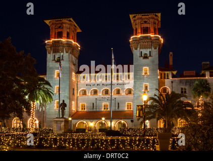 Ancien Hôtel Alcazar maintenant Lightner Museum, Saint Augustine, Floride Banque D'Images