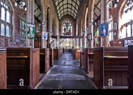 L'église de St Mary de Cannington, Somerset, Angleterre dispose d'une tour, qui date du xive siècle Banque D'Images