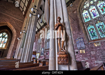 L'église de St Mary de Cannington, Somerset, Angleterre dispose d'une tour, qui date du xive siècle Banque D'Images