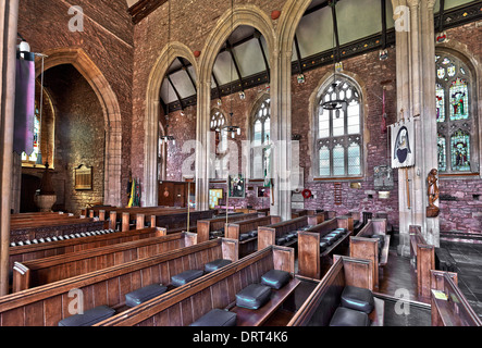 L'église de St Mary de Cannington, Somerset, Angleterre dispose d'une tour, qui date du xive siècle Banque D'Images