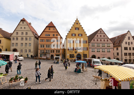 Rothenburg ob der Tauber, Allemagne Banque D'Images