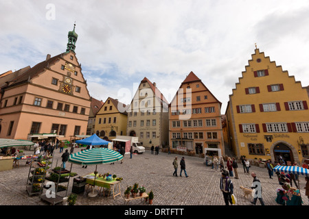 Rothenburg ob der Tauber, Allemagne Banque D'Images