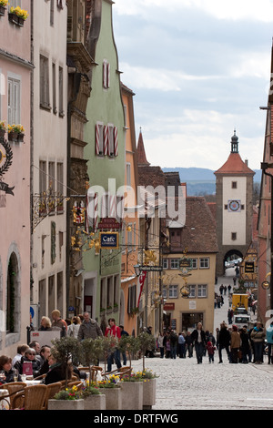 Rothenburg ob der Tauber, Allemagne Banque D'Images