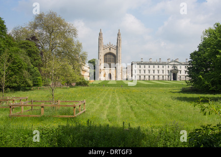 KIngs College Chapel, comme vu de 'le dos', Cambridge, Angleterre Banque D'Images
