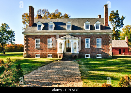 Gunston Hall, maison de George Mason, 10709 Gunston Road, Mason Neck, Virginia Banque D'Images