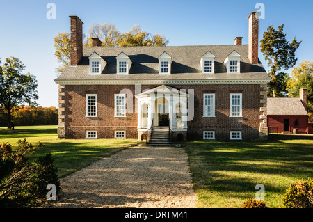 Gunston Hall, maison de George Mason, 10709 Gunston Road, Mason Neck, Virginia Banque D'Images