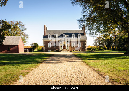 Gunston Hall, maison de George Mason, 10709 Gunston Road, Mason Neck, Virginia Banque D'Images