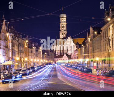 Augsburg, Allemagne paysage urbain. Banque D'Images