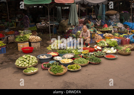 Marché de Dong Ba Hue Vietnam Banque D'Images