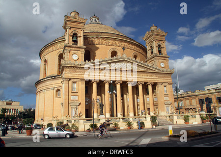 Rotonde de l'ÉGLISE ST MARIJA ASSUNTA MOSTA MALTE 06 Décembre 2013 Banque D'Images