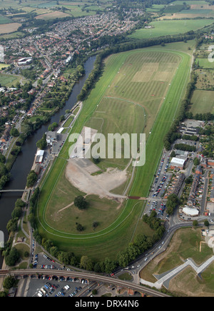 Vue aérienne de l'Hippodrome de Worcester Banque D'Images