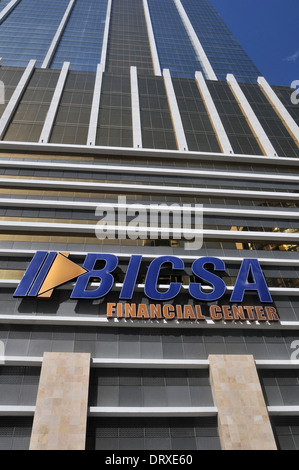 Centre financier Bicsa Panamá Panama Banque D'Images