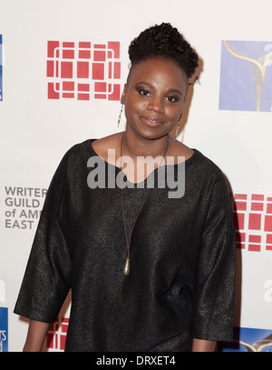 NEW YORK, NY - 01 février 2014 : Dee Rees assiste à la 66e assemblée annuelle Writers Guild Awards Côte Est Cérémonie à Edison ballroom Banque D'Images