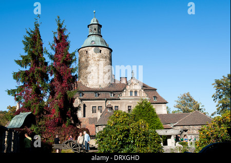 Château Czocha, Basse-silésie, Pologne Banque D'Images