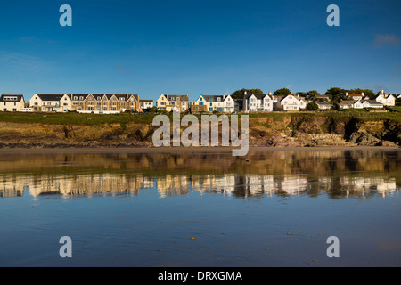 Nouveau Polzeath, Cornwall, UK Banque D'Images