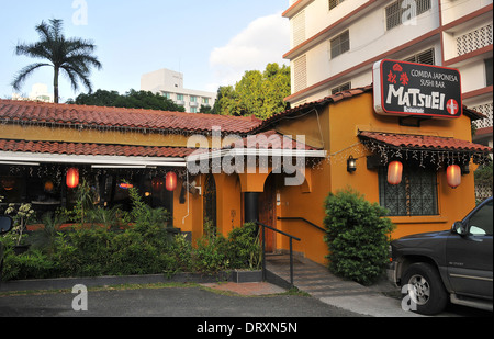 Matsuei restaurant sushi bar Comida Japonesa Panama City Banque D'Images