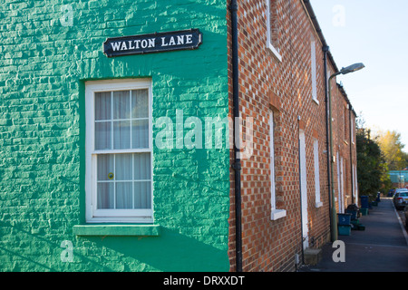 Une maison mitoyenne à Jéricho, North Oxford Banque D'Images