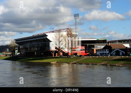 Nottingham Forest Football Club NFFC, ville,terrain,Nottingham UK. Banque D'Images