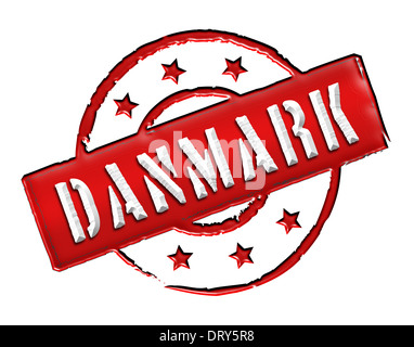 Danmark / Danemark - Timbres Banque D'Images