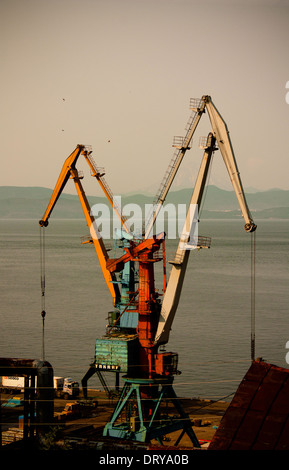 Petropavlovsk-Kamchatsky, port Banque D'Images