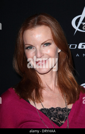 Marcia Cross à la 8e partie Rose, Hangar 8, Santa Monica, CA 10-27-12 Banque D'Images