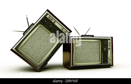 Retro plat isolé sur fond blanc Banque D'Images