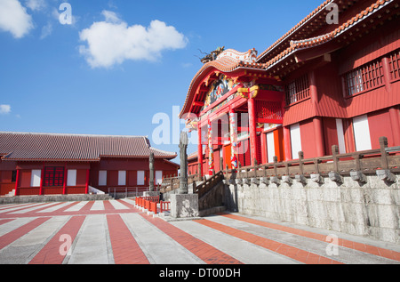 Château de Shuri, (Site du patrimoine mondial de l'UNESCO), Naha, Okinawa, Japon Banque D'Images