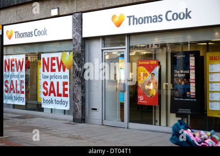 Maison de Vacances Thomas Cook détaillant Worthing West Sussex UK Banque D'Images