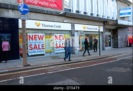 Maison de Vacances Thomas Cook détaillant Worthing West Sussex UK Banque D'Images