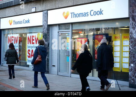 Maison de Vacances Thomas Cook détaillant Worthing West Sussex UK Banque D'Images