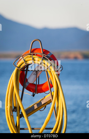 Le tuyau d'eau et conservateur de vie, Reykjavik, Islande. Banque D'Images