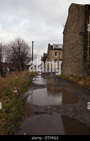 Bradford, West Yorkshire. logement de style victorien à wapping. Banque D'Images