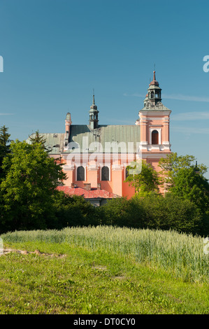 L'église Saint Antoine de Padoue (b. 1684 - 85) dans Radecznica, Roztocze, Lublin Voivodeship, Pologne Banque D'Images