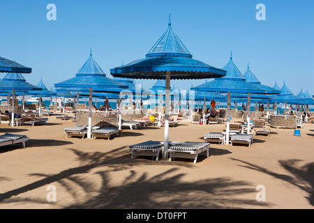 Plage à Hurgahda l'Égypte Banque D'Images