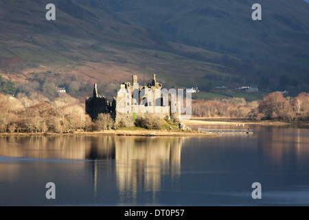 Loch Awe, en Écosse. Vue pittoresque de Kilchurn Castle sur Loch Awe. Banque D'Images